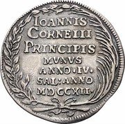 Italy 1 Osella (Giovanni Corner II) X# 230 IOANNIS CORNELII PRINCIPIS MVNVS ANNO IV SAL ANNO MDCCXII coin reverse Italy 1 Osella (Giovanni Corner II) X# 230 IOANNIS CORNELII PRINCIPIS MVNVS ANNO IV SAL ANNO MDCCXII coin reverse