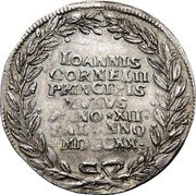 Italy 1 Osella (Giovanni Corner II) X# 242 IOANNIS CORNELII PRINCIPIS MVNVS ANNO XII SAL ANNO MDCCXX coin reverse