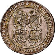Italy 1 Osella (Giovanni Corner II) X# 35 SIM NICHETTO DOM TARLAO G AND VNTERPE IGN FERRO coin reverse