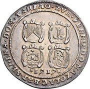 Italy 1 Osella (Giovanni Corner II) X# 29 ZVA FERRO DOMAZOLA C BAP SERENA DOM TARIAO 1717 coin reverse Italy 1 Osella (Giovanni Corner II) X# 29 ZVA FERRO DOMAZOLA C BAP SERENA DOM TARIAO 1717 coin reverse