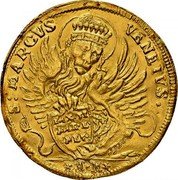 Italy 1 Osella (Giovanni Corner II. Venice State) S MARCVS VENETVS A M coin obverse Italy 1 Osella (Giovanni Corner II. Venice State) S MARCVS VENETVS A M coin obverse