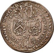 Italy 1 Osella Venice Coinage 1737 X# 56 ALOYS PISANI D V MVNVS COMMVNIT MVRIANI Z BAT SERENAC GIAC BE M BO P coin obverse