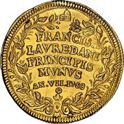 Italy 1 Osella Francesco Loredan 1758 - VII FAB FRANCIS LAVREDANI PRINCIPIS MVNVS AN. VII. 1758 coin reverse Italy 1 Osella Francesco Loredan 1758 - VII FAB FRANCIS LAVREDANI PRINCIPIS MVNVS AN. VII. 1758 coin reverse