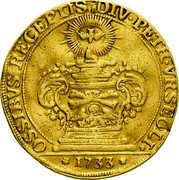 Italy 1 Osella Lion of St. Mark. Carlo Ruzzini 1733 BZ X# 266 OSSIBVS RECEPTIS DIV PETR VRSEOLI 1733 coin reverse Italy 1 Osella Lion of St. Mark. Carlo Ruzzini 1733 BZ X# 266 OSSIBVS RECEPTIS DIV PETR VRSEOLI 1733 coin reverse