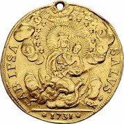Italy 1 Osella Sebastiano Mocenigo 1731 GZ X# 262 AB IPSA SALVS 1731 coin reverse Italy 1 Osella Sebastiano Mocenigo 1731 GZ X# 262 AB IPSA SALVS 1731 coin reverse