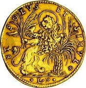 Italy 1 Osella (Lion With Palm Tree) X# 185 ET S OLVS ET SIMVL LP coin reverse