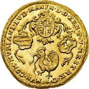 Italy 1 Osella (Lodovico Manin. Rooster) MVN COM MVRIANI LVD MANIN D D ZEN P V MESTRE C coin obverse Italy 1 Osella (Lodovico Manin. Rooster) MVN COM MVRIANI LVD MANIN D D ZEN P V MESTRE C coin obverse