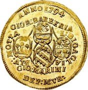 Italy 1 Osella (Lodovico Manin. Rooster) ALV MOTTA ANNO 1794 DEP MVR GIO MARINI GIOR BARBERIA L BIGAGLIA coin reverse Italy 1 Osella (Lodovico Manin. Rooster) ALV MOTTA ANNO 1794 DEP MVR GIO MARINI GIOR BARBERIA L BIGAGLIA coin reverse