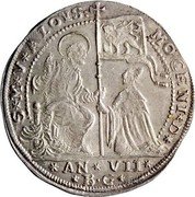 Italy 1 Osella (Sebastiano Mocenigo) X# 257 S M V ALOYS MOCENI D AN VIII B G coin obverse