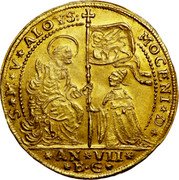 Italy 1 Osella Alvise Mocenigo III 1728 X# 256 S M V ALOYS MOCENI D AN VIII B G coin obverse Italy 1 Osella Alvise Mocenigo III 1728 X# 256 S M V ALOYS MOCENI D AN VIII B G coin obverse