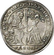 Italy 1 Osella (Sebastiano Mocenigo) X# 245 S M V ALOYSIVS MOCENICO D ANN I coin obverse Italy 1 Osella (Sebastiano Mocenigo) X# 245 S M V ALOYSIVS MOCENICO D ANN I coin obverse