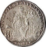 Italy 1 Osella (Sebastiano Mocenigo) X# 257 INVIRTVIE ET ABVNDANTIA PAX 1728 coin reverse