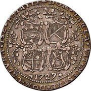 Italy 1 Osella (Sebastiano Mocenigo) X# 43 DOM TARLA VIT MESTRE DOM CALVRA ISE BRIATTI 1727 coin reverse Italy 1 Osella (Sebastiano Mocenigo) X# 43 DOM TARLA VIT MESTRE DOM CALVRA ISE BRIATTI 1727 coin reverse