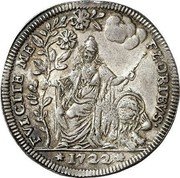 Italy 1 Osella (Sebastiano Mocenigo) X# 245 FVLCITE ME FLORIBVS 1722 coin reverse Italy 1 Osella (Sebastiano Mocenigo) X# 245 FVLCITE ME FLORIBVS 1722 coin reverse
