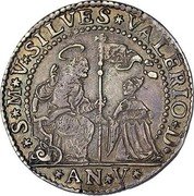 Italy 1 Osella (Silvestro Valier) X# 205 AN V S M V SILVES VALERIO D coin obverse Italy 1 Osella (Silvestro Valier) X# 205 AN V S M V SILVES VALERIO D coin obverse