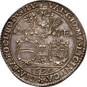 Italy 1 Osella (Silvestro Valier) X# 19 1695 DV GIA BAROCI POD SILV VAL GIO MA LICINI CA VE coin reverse Italy 1 Osella (Silvestro Valier) X# 19 1695 DV GIA BAROCI POD SILV VAL GIO MA LICINI CA VE coin reverse