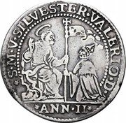 Italy 1 Osella Silvestro Valier ND (1695)  II X# 200 S M V SILVESTER VALERIO D ANN II coin obverse Italy 1 Osella Silvestro Valier ND (1695)  II X# 200 S M V SILVESTER VALERIO D ANN II coin obverse