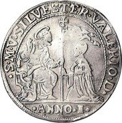 Italy 1 Osella (Silvestro Valier. Trees) X# 198 S M V SILVESTER VALERIO D ANNO I coin obverse Italy 1 Osella (Silvestro Valier. Trees) X# 198 S M V SILVESTER VALERIO D ANNO I coin obverse
