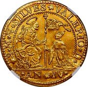 Italy 1 Osella (Silvestro Valier. Venice) AN IV S M V SILVES VALERIO D coin obverse Italy 1 Osella (Silvestro Valier. Venice) AN IV S M V SILVES VALERIO D coin obverse
