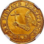 Italy 1 Osella (Silvestro Valier. Venice) AB EX PIETATE FORTITVDO coin reverse Italy 1 Osella (Silvestro Valier. Venice) AB EX PIETATE FORTITVDO coin reverse