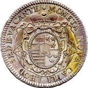 Belgium 1 Patagon Sede Vacante. St. Lambert 1763  (fr) Frappé à Liège en novembre 1763 KM# 166 MONETA NOVA CAPLI LEOD SEDE VACANTE coin reverse Belgium 1 Patagon Sede Vacante. St. Lambert 1763  (fr) Frappé à Liège en novembre 1763 KM# 166 MONETA NOVA CAPLI LEOD SEDE VACANTE coin reverse