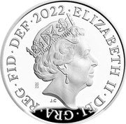 UK One Penny Royal Arms Shield Puzzle Memorial 2022 26/22 in set ELIZABETH II DEI GRA REG FID DEF 2022 26/22 J.C coin obverse UK One Penny Royal Arms Shield Puzzle Memorial 2022 26/22 in set ELIZABETH II DEI GRA REG FID DEF 2022 26/22 J.C coin obverse