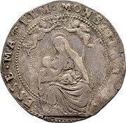 Italy 1 Quarantano (Ranuccio II Farnese) ESSE MATREM MONSTRA coin reverse Italy 1 Quarantano (Ranuccio II Farnese) ESSE MATREM MONSTRA coin reverse