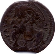 Italy 1 Quattrino (Benedict XIII. Gubbio) S PAVLVS AP coin reverse Italy 1 Quattrino (Benedict XIII. Gubbio) S PAVLVS AP coin reverse