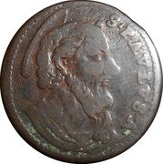 Italy 1 Quattrino (Benedict XIV St. Paul) S.PAVLUS A. coin reverse Italy 1 Quattrino (Benedict XIV St. Paul) S.PAVLUS A. coin reverse