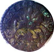 Italy 1 Quattrino (Gregory XV) S GEORGIVS FERRARIÆ PROTEC coin reverse Italy 1 Quattrino (Gregory XV) S GEORGIVS FERRARIÆ PROTEC coin reverse