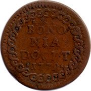 Italy 1 Quattrino (Pius VI) KM# 285a BONO NIA DOCET 1779 coin reverse Italy 1 Quattrino (Pius VI) KM# 285a BONO NIA DOCET 1779 coin reverse