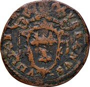 Italy 1 Quattrino (Urban VIII S. Peter & S.Paul) VRBANVS VIII PONT M coin obverse Italy 1 Quattrino (Urban VIII S. Peter & S.Paul) VRBANVS VIII PONT M coin obverse