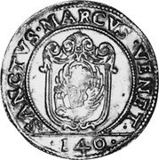 Italy 1 Scudo (Giovanni Corner II Pattern) KM# Pn79 SANCTVS MARCVS VENET 140 coin reverse Italy 1 Scudo (Giovanni Corner II Pattern) KM# Pn79 SANCTVS MARCVS VENET 140 coin reverse