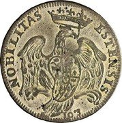 Italy 1 Scudo (Rinaldo I) I03 NOBILITAS ESTENSIS coin reverse Italy 1 Scudo (Rinaldo I) I03 NOBILITAS ESTENSIS coin reverse