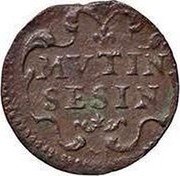 Italy 1 Sesino (Francesco I d'Este. Modena) MVTIN SESIN coin reverse Italy 1 Sesino (Francesco I d'Este. Modena) MVTIN SESIN coin reverse