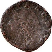 Italy 1 Sesino (Modena. Francesco I d'Este) FRA II MVT REG E C DVX X coin obverse Italy 1 Sesino (Modena. Francesco I d'Este) FRA II MVT REG E C DVX X coin obverse