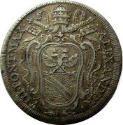 Italy 1 Testone (Alexander VIII St. Bruno) ALEXANDER VIII PONT MAX coin obverse Italy 1 Testone (Alexander VIII St. Bruno) ALEXANDER VIII PONT MAX coin obverse