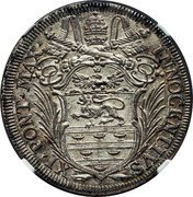 Italy 1 Testone (Innocent XI. Cartouche Type 14) INNOCENTIVS XI PONT MAX coin obverse Italy 1 Testone (Innocent XI. Cartouche Type 14) INNOCENTIVS XI PONT MAX coin obverse