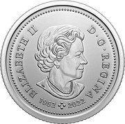 Canada 10 Cents (Bluenose. Transition Obverse) ELIZABETH II D G REGINA 1952 2022 coin obverse Canada 10 Cents (Bluenose. Transition Obverse) ELIZABETH II D G REGINA 1952 2022 coin obverse