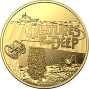 Australia 10 Dollars Elizabeth II. Creatures of the Deep 2023 C Proof in Capsule CREATURES OF THE DEEP C SMS coin reverse Australia 10 Dollars Elizabeth II. Creatures of the Deep 2023 C Proof in Capsule CREATURES OF THE DEEP C SMS coin reverse