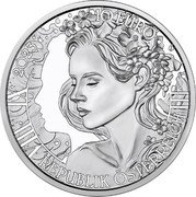 Austria 10 Euro Forget-me-not. Remember Me 2023 BU 10 EURO 2023 REPUBLIK ÖSTERREICH coin obverse
