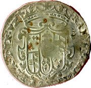Italy 10 Soldi (Ranuccio II Farnese) RANVT FAR PAR ET PLA DVX VI coin obverse Italy 10 Soldi (Ranuccio II Farnese) RANVT FAR PAR ET PLA DVX VI coin obverse