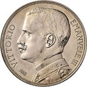 Italy 100 Lire (Vittorio Emanuele III. Pattern) VITTORIO EMANVELE III coin obverse Italy 100 Lire (Vittorio Emanuele III. Pattern) VITTORIO EMANVELE III coin obverse