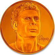 Niue 1000 Dollars Fernando Hierro 2023 PUBLIC SEAL OF NIUE ATUA NIUE TUKULAGI 2023 1000 DOLLARS AU 999.9 coin obverse