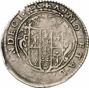 Italy 11 Bolognini (Francesco I d'Este) MONETA DA BOL VNDECI coin reverse Italy 11 Bolognini (Francesco I d'Este) MONETA DA BOL VNDECI coin reverse