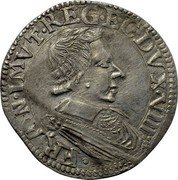 Italy 15 Bolognini (Francesco I d'Este) FRAN I MVT REG E C DVX VIII coin obverse Italy 15 Bolognini (Francesco I d'Este) FRAN I MVT REG E C DVX VIII coin obverse