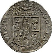 Italy 15 Bolognini (Francesco I d'Este) MONETA DA BOL QVINDIC coin reverse Italy 15 Bolognini (Francesco I d'Este) MONETA DA BOL QVINDIC coin reverse