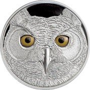 Canada 15 Dollars Eyes Of The Great Horned Owl 2017  Proof  coin reverse Canada 15 Dollars Eyes Of The Great Horned Owl 2017  Proof  coin reverse