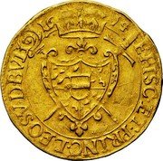 Belgium 1Ecu (Ferdinand of Bavaria Hasselt mint) KM# 53 EPISC ET PRINC LEO SV D BVL 16 14 coin reverse Belgium 1Ecu (Ferdinand of Bavaria Hasselt mint) KM# 53 EPISC ET PRINC LEO SV D BVL 16 14 coin reverse