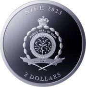 Niue 2 Dollars Equilibrium 2023  Bullion NIUE 2023 PUBLIC SEAL OF NIUE ATUA NIUE TUKULAGI 2 DOLLARS coin obverse Niue 2 Dollars Equilibrium 2023  Bullion NIUE 2023 PUBLIC SEAL OF NIUE ATUA NIUE TUKULAGI 2 DOLLARS coin obverse